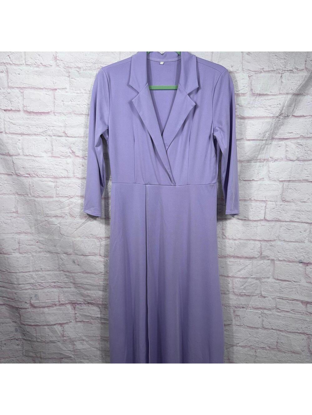 Women’s Lavender Wrap Style Midi Dress Size XXL